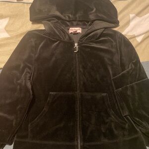 Juicy Couture Black Velvet Kids Jacket